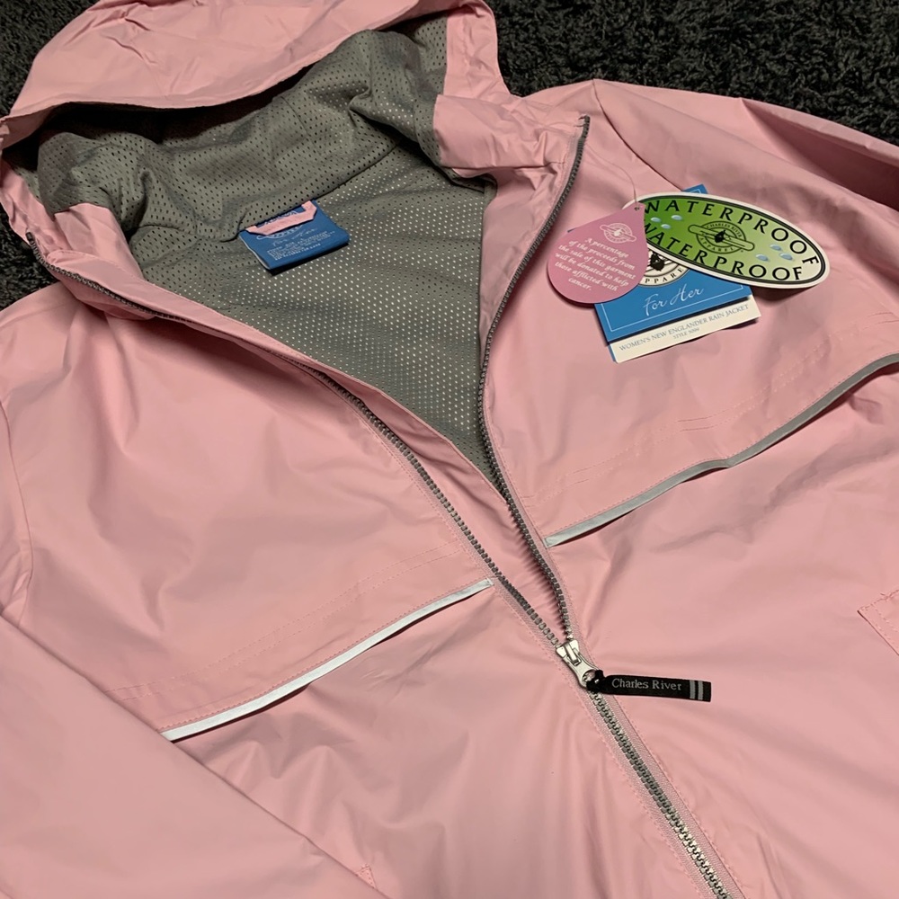 Charles River rain jacket NWT! - Picture 4 of 8